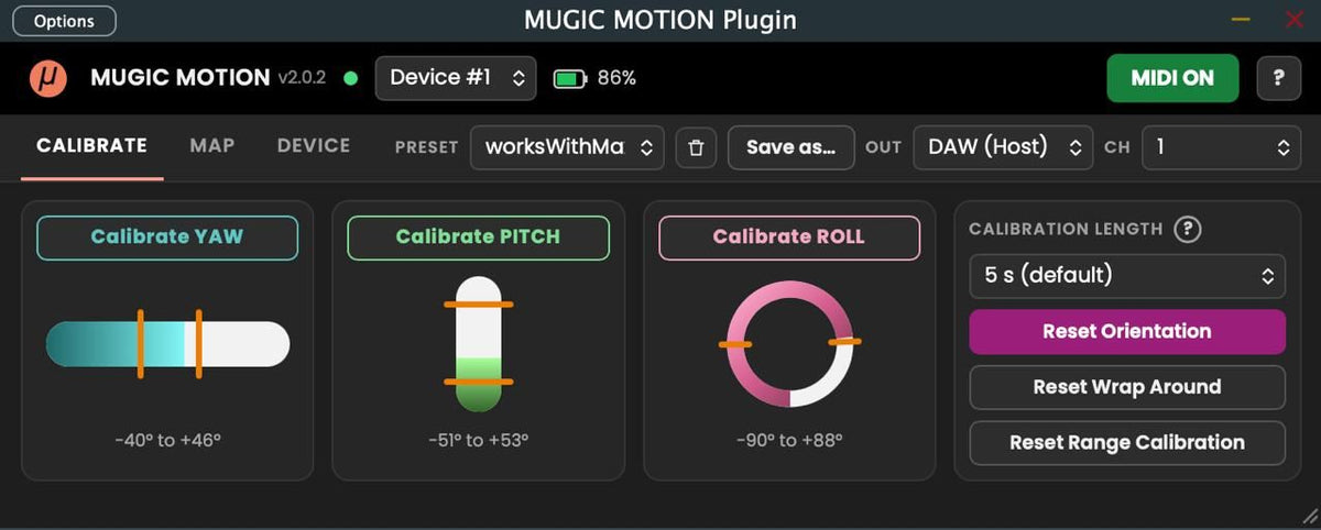 MUGIC MOTION® Plugin